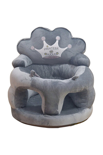 Krista Fotoliu pluș pentru bebeluși cu șezut din burete - Grey Princess