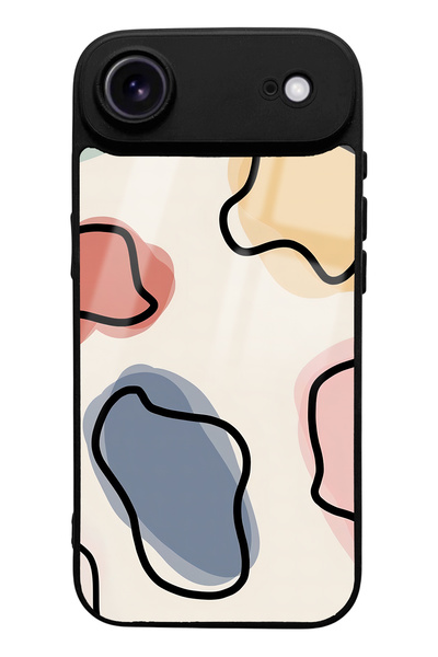 Spoyi iPhone 17 Air Nude Milky Design Glossy Phone Case Compatible