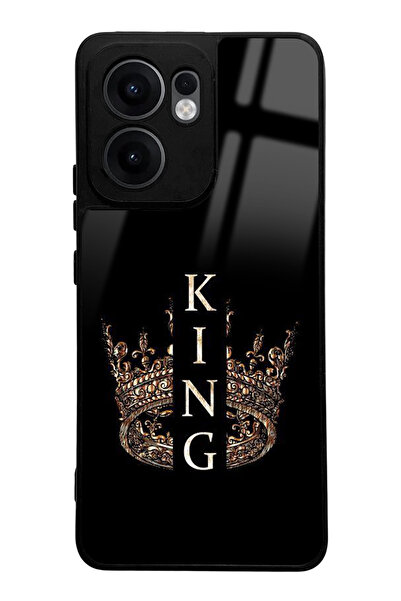 Spoyi Oppo Reno 13F Compatible King Design Glossy Phone Case