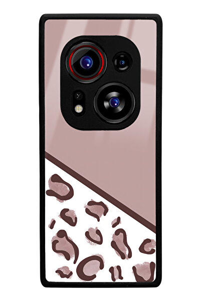 Spoyi حافظة هاتف لامعة بتصميم الفهد متوافقة مع هاتف Tecno Phantom X2 Pro