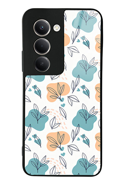 Spoyi Xiaomi Redmi 15 Compatible Glossy Phone Case with Tiny Leaves Design