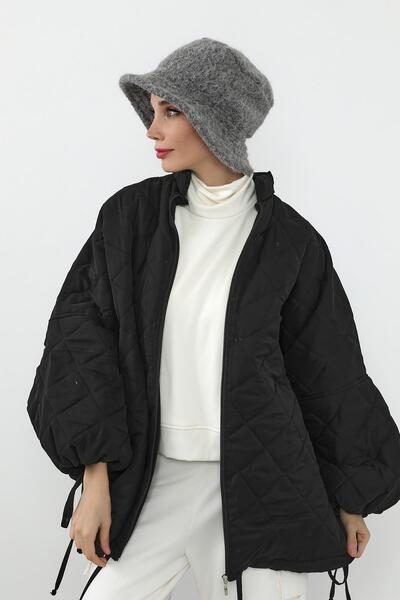 Aisha's Design Зимова шапка з хутром, B-99TK