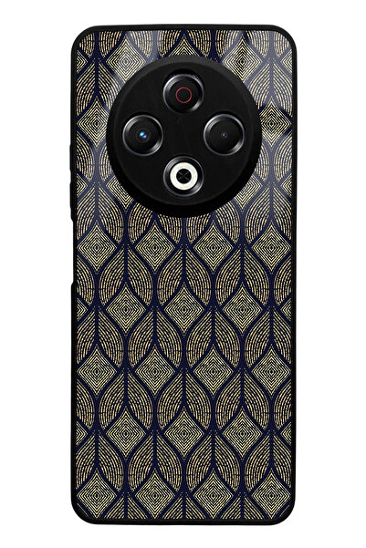 Spoyi Tecno Spark 30 Leaf Motif Design Glossy Phone Compatible Case