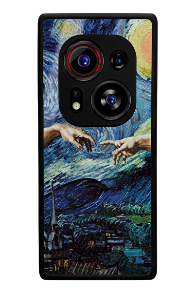 Spoyi Tecno Phantom X2 Pro Compatible Hand-In-Hand Design Glossy Phone Case