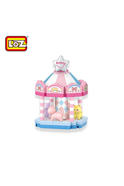 ATABY Set of 4 - Loz Moving Amusement Park Series Micro Blocks - Total 680 Pieces 10+ Years Old (Carousel, D