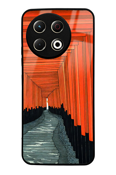 Spoyi Tecno Spark 30 Pro Compatible Glossy Phone Case with Pastel Windows Design