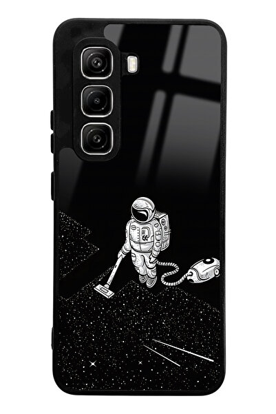 Spoyi Infinix Hot 50 Pro Compatible Astronaut Tatiana Design Glossy Phone Case