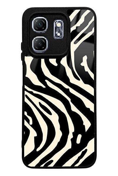 Spoyi Infinix Hot 50I Compatible Zebra Design Glossy Phone Case