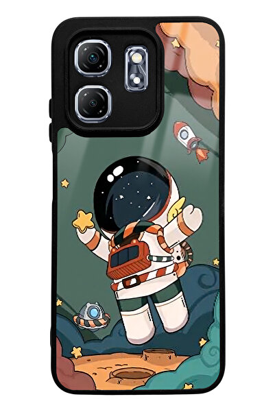 Spoyi Infinix Hot 50I Compatible Astronaut Design Glossy Phone Case