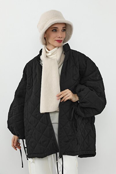 Aisha's Design Winter Plain Cashmere Bucket Hat and Scarf Set,Bat-1Dk,Cream