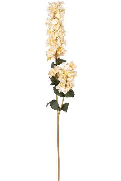 Herdekora Yapay Ortanca, Salkım, Krem - 86 cm