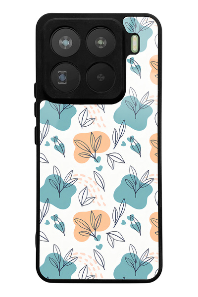 Spoyi Xiaomi Mi 15 Pro Glossy Phone Case with Tiny Leaves Design Compatible