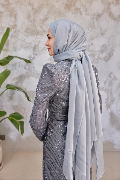 Hülya Keser Janjan Kumaş Şal - Gri