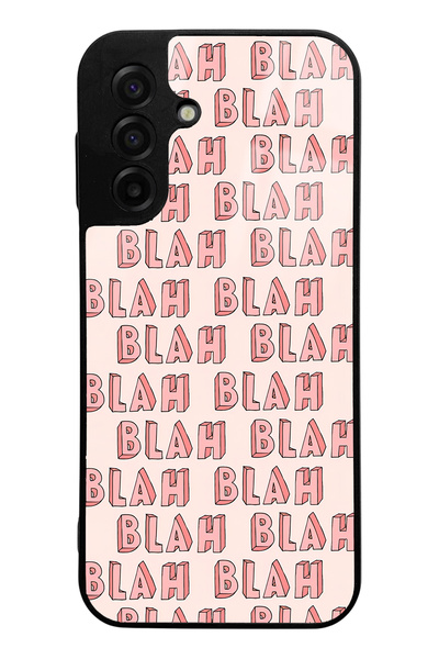 Spoyi A17 Blah Blah Designed Glossy Phone Case Compatible