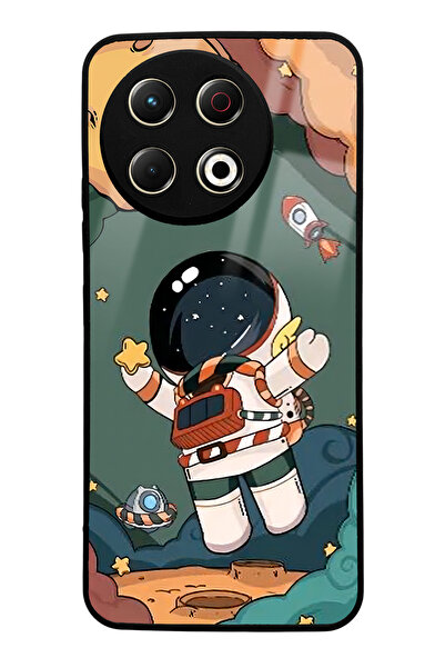 Spoyi Tecno Spark 30 Pro Compatible Anime Astronaut Design Glossy Phone Case