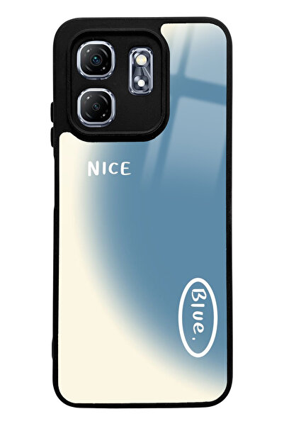 Spoyi Infinix Hot 50I Compatible Nice Blue Designed Glossy Phone Case