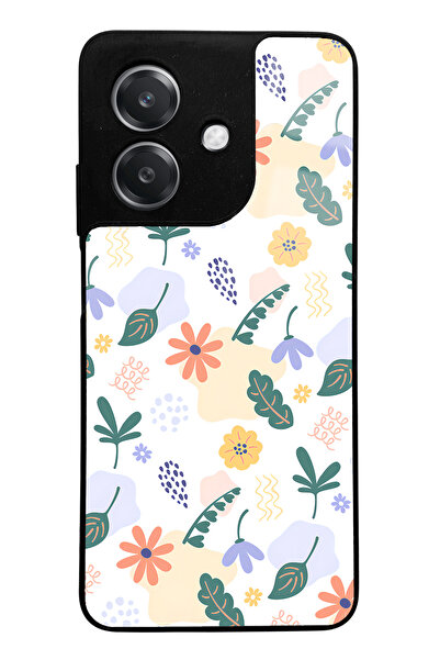 Spoyi Oppo A3 Compatible Glossy Phone Case with Tiny Flowers Design