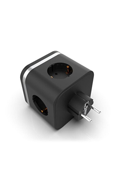 Inca IPW-47SY 3Port 2x USB+2x Type-C Akım Korumalı Led Tuşlu Duvar Priz - Siyah