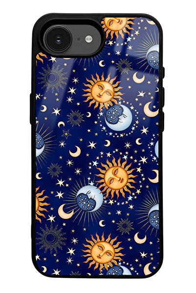 Spoyi iPhone 16E Night Design Glossy Phone Case Compatible