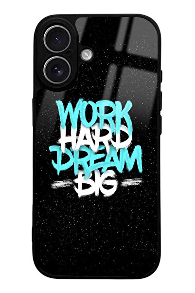 Spoyi iPhone 17 Compatible Space Motto Design Glossy Phone Case