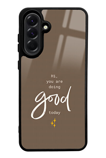 Spoyi Samsung A56 Good Today Designed Glossy Phone Case