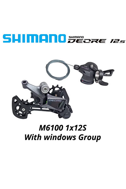 Choice مع مجموعة نوافذ SHIMANO DEORE M6100 12s مجموعة SL M6100 ذراع ناقل الحر...