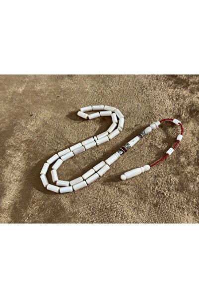 pusula tesbih İMAME GÜMÜŞ NAKKAŞ DEVE KEMİĞİ TESBİH