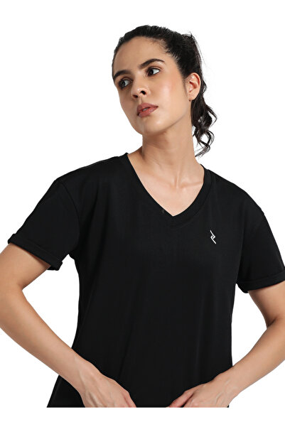 Zaecy بلوزة قصيرة نسائية بفتحة رقبة على شكل حرف V