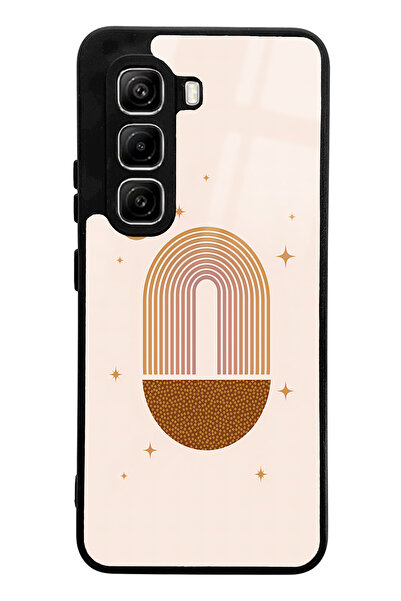 Spoyi حافظة هاتف لامعة بتصميم فني ليلي متوافقة مع هاتف Infinix Hot 50 Pro