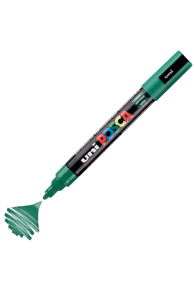 UNİ-BALL قلم تلوين يونيبال بوسكا (1.8-2.5) ذو أساس مائي أخضر (N) (UNİ-PC-5M)