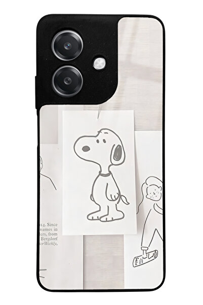 Spoyi Oppo A3 Compatible Snoppy Design Glossy Phone Case