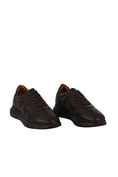 Bueno Shoes Brown Leather Men's Sports Shoes 43Ma24584