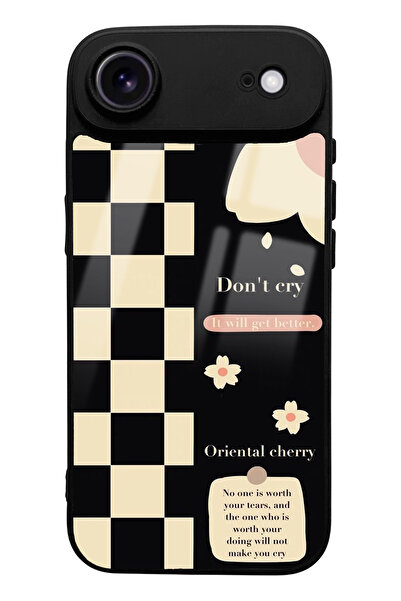 Spoyi iPhone 17 Air Don'T Ery Designed Glossy Phone Compatible Case