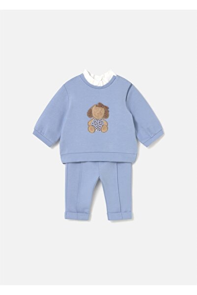 MAYORAL Baby Girl Sweatshirt Pants Set Blue 2560