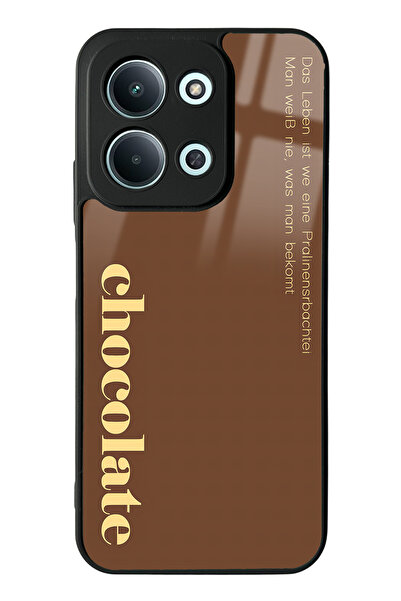 Spoyi Xiaomi Redmi 15C 4g Compatible Choclate Design Glossy Phone Case