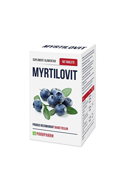 Parapharm Myrtilovit, 60 comprimate,