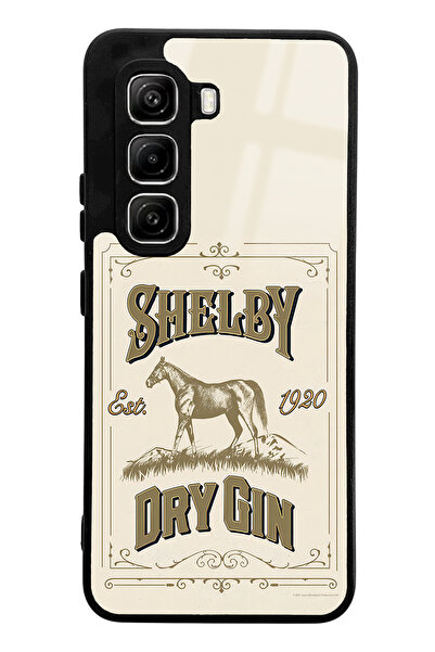 Spoyi Infinix Hot 50 Pro Compatible Peaky Blinders Shelby Dry Gin Design Glossy Phone Case