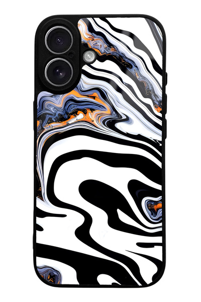 Spoyi iPhone 17 White Compatible Designed Glossy Phone Case