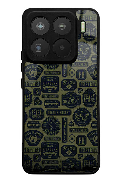 Spoyi Xiaomi Mi 15 Pro Compatible Peaky Blinders Wallpaper Design Glossy Phone Case
