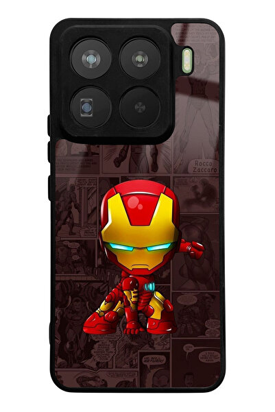 Spoyi Xiaomi Mi 15 Pro Iron Man Design Glossy Phone Case Compatible