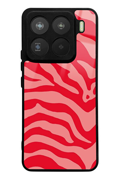 Spoyi Xiaomi Mi 15 Pro Red Zebra Design Glossy Phone Case Compatible