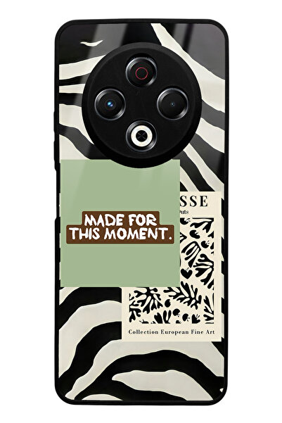 Spoyi Tecno Spark 30 Compatible Green Mattisse Design Glossy Phone Case