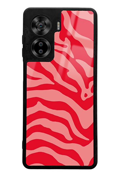 Spoyi Casper Via X40 Red Zebra Design Glossy Phone Case Compatible