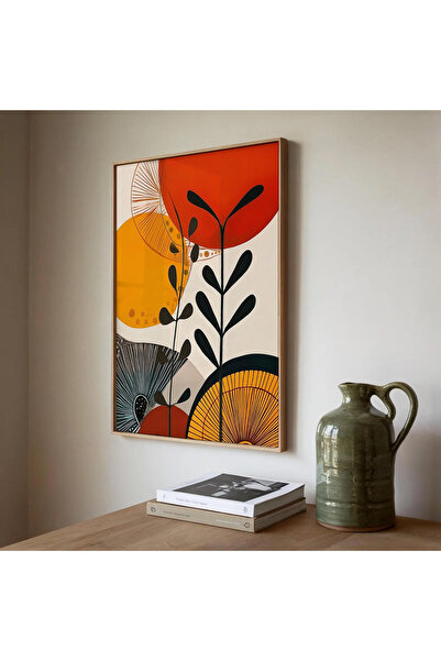 Tuba Decor Tablo dintr-o singură bucată cu rame din lemn pentru sufragerie, sufragerie, bucătărie