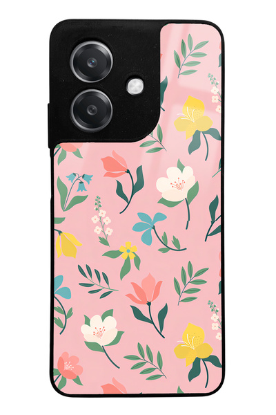 Spoyi Oppo A3 Pinky Flowers Design Glossy Phone Case Compatible