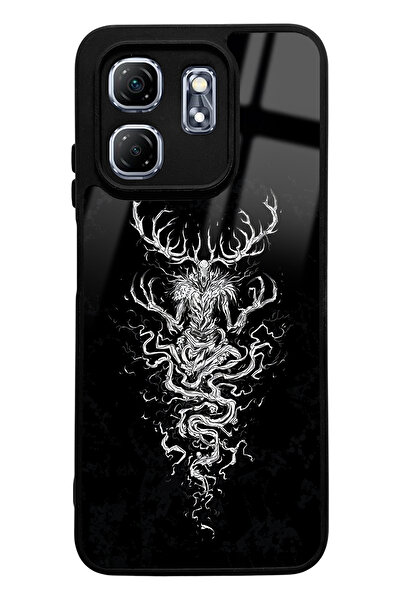 Spoyi Infinix Hot 50I Compatible Witcher 3 Deer Design Glossy Phone Case