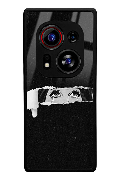 Spoyi حافظة هاتف تكنو فانتوم إكس2 برو بتصميم العيون اللامع