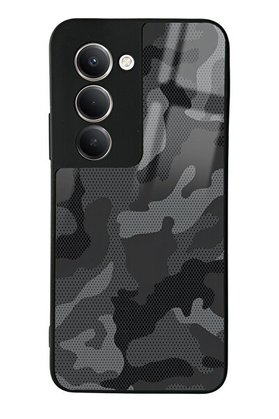 Spoyi Xiaomi Redmi 15 Black Camouflage Design Glossy Phone Case Compatible