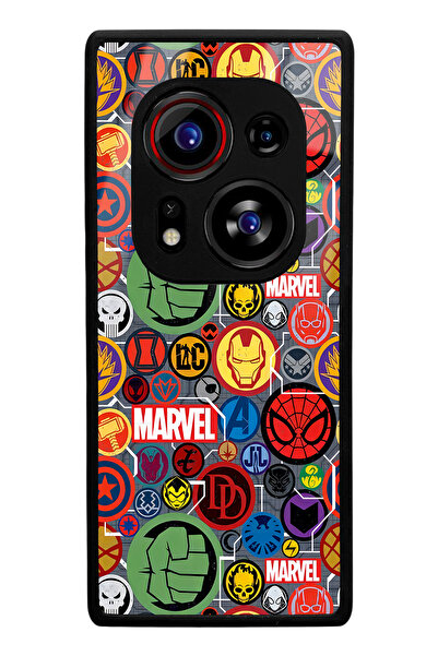 Spoyi Marvel Face Design Glossy Phone Case Compatible with Tecno Phantom X2 Pro