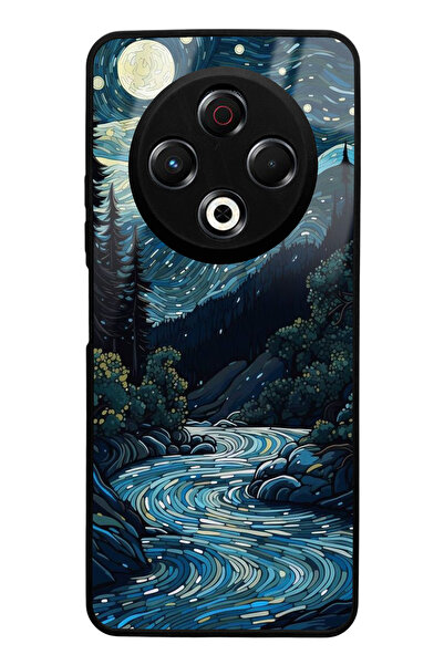 Spoyi Tecno Spark 30 Compatible Night Design Glossy Phone Case